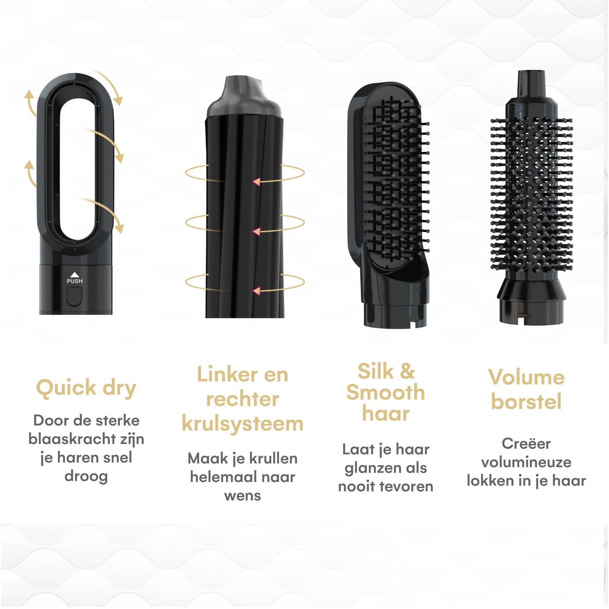 VENEUX® 5-in-1 Airstyler - Krultang - VENEUX